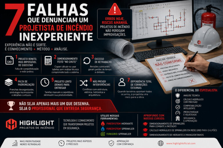Projetista de Incêndio: 7 Falhas Que Revelam Inexperiência