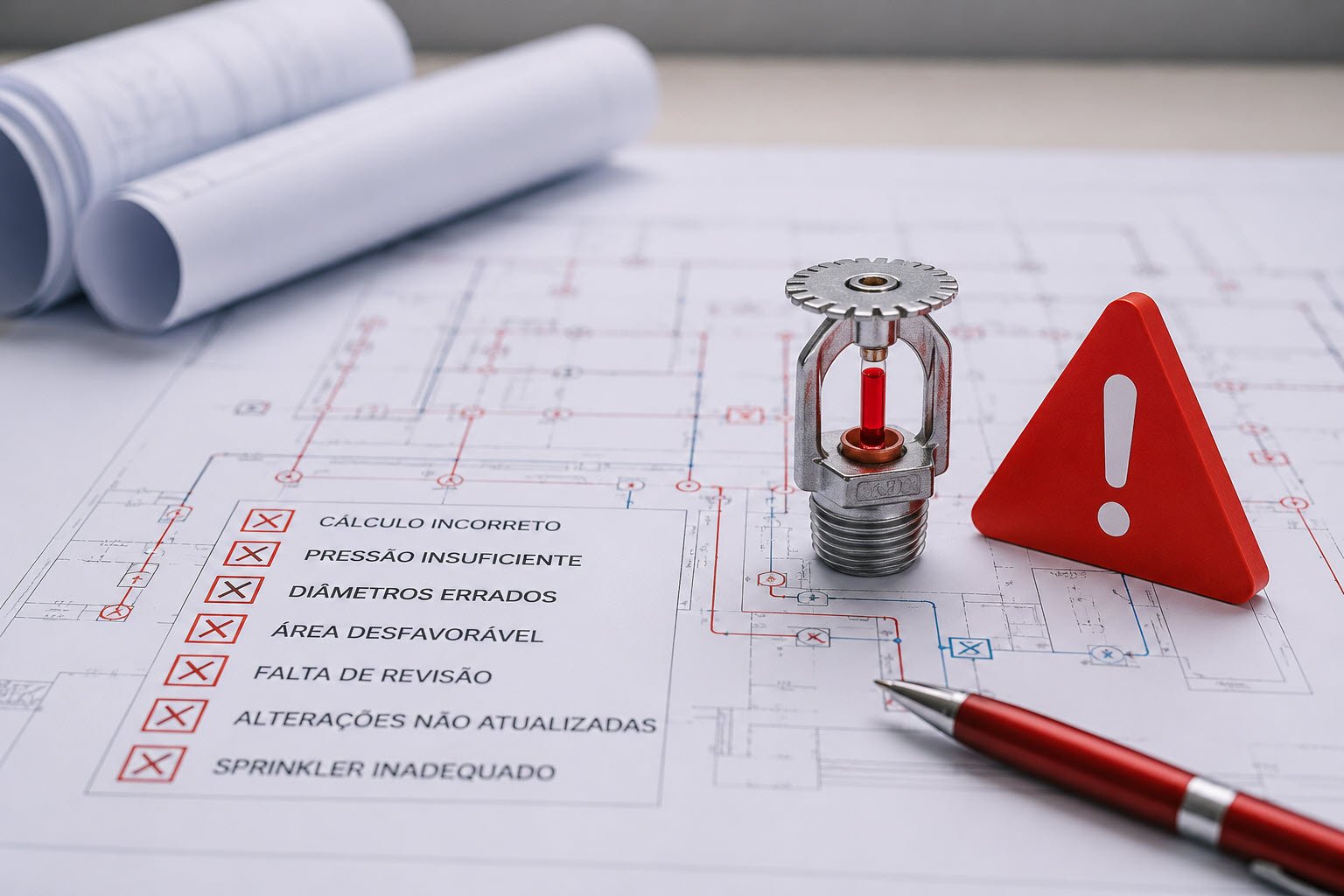 7 Erros em Projetos de Sprinklers que Podem Gerar Retrabalho