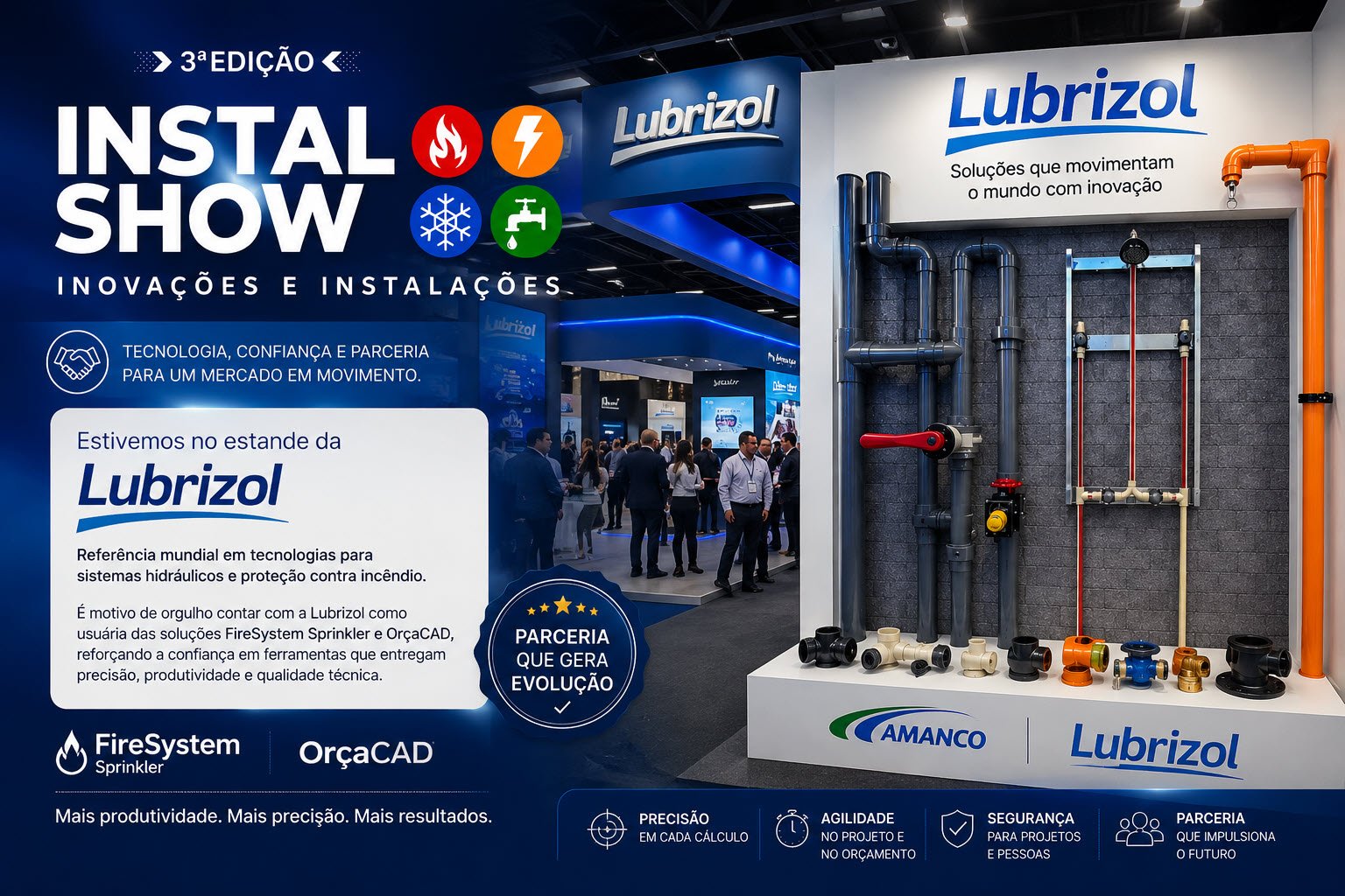FireSystem Sprinkler na Instal Show 2026: quando a confiança das grandes empresas valida a tecnologia FireSystem Sprinkler na Instal Show 2026: quando a confiança das grandes empresas valida a tecnologia