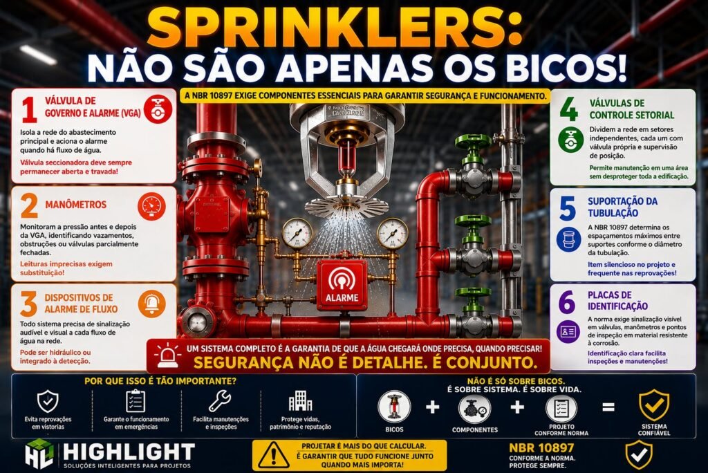 SPRINKLERS NÃO SÃO APENAS OS BICOS: ENTENDA O SISTEMA COMPLETO