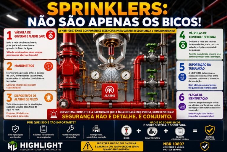 SPRINKLERS NÃO SÃO APENAS OS BICOS: ENTENDA O SISTEMA COMPLETO