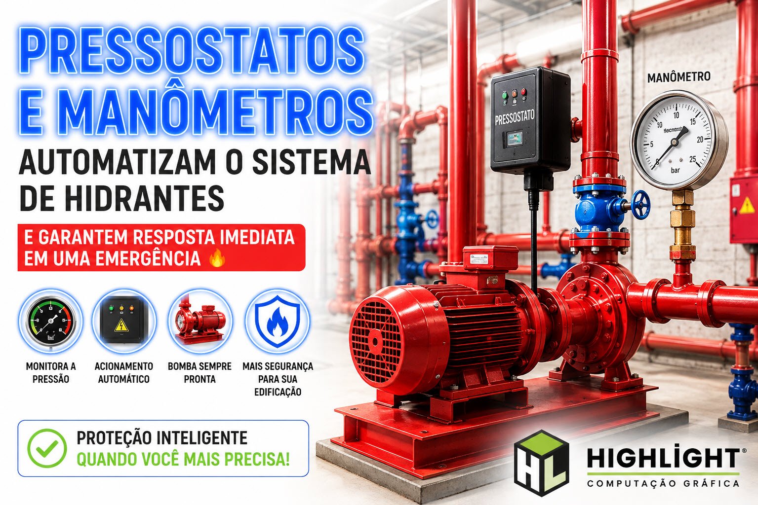 COMO PRESSOSTATOS E MANÔMETROS EM SISTEMAS DE HIDRANTES GARANTEM UMA RESPOSTA IMEDIATA COMO PRESSOSTATOS E MANÔMETROS EM SISTEMAS DE HIDRANTES GARANTEM UMA RESPOSTA IMEDIATA