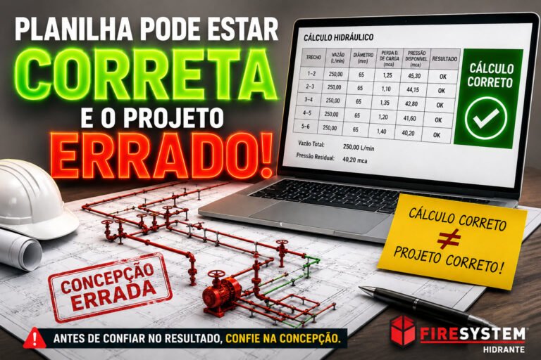 UMA PLANILHA PODE APRESENTAR UM RESULTADO CORRETO PARA UMA REDE CONCEBIDA ERRADA?